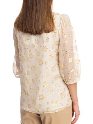 Бежева блуза MAX&CO : фото 6 - Invogue